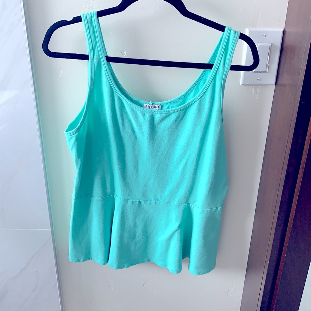 Mint green Express tank